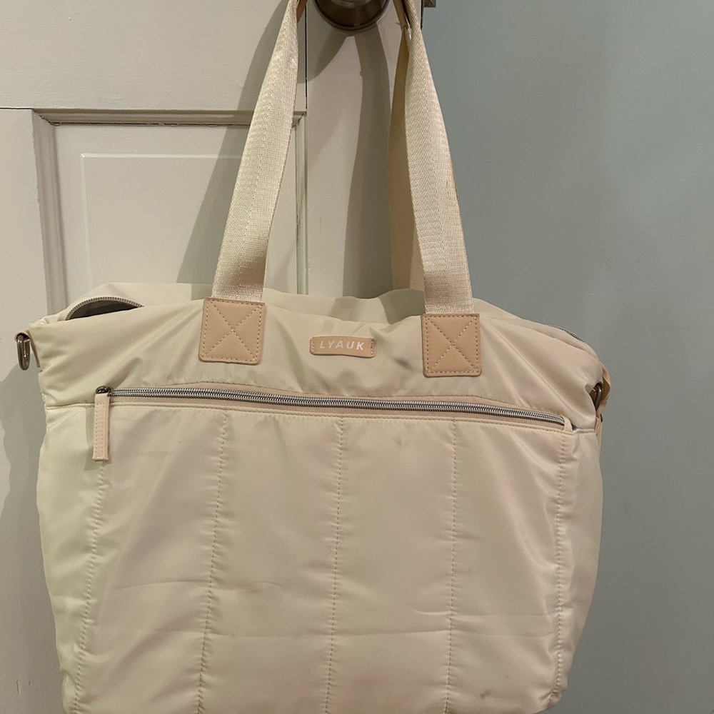 Cream Tote Bag